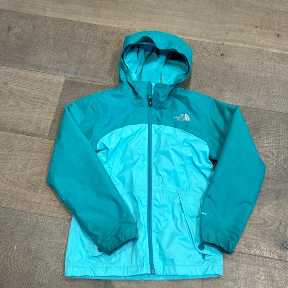 The North Face Girl's Warm Storm Jacket Mint Blue Size Medium
